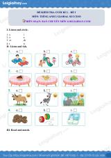 Đề thi học kì 2 Tiếng Anh 2 Global Success - Đề số 3